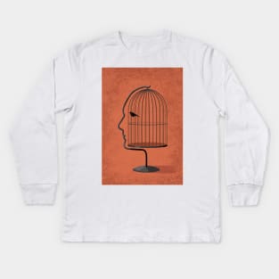 Mind Cage Kids Long Sleeve T-Shirt